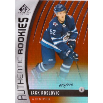 Paralelní karty - Roslovic Jack - 2017-18 SP Game Used Orange Rainbow No.155