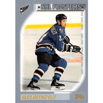 Řadové karty - Metropolit Glen - 2000-01 Topps No.275