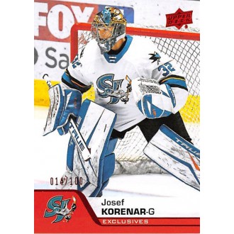 Karty AHL - Kořenář Josef - 2020-21 Upper Deck AHL Exclusives No.9