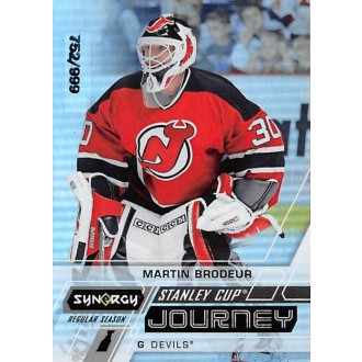 Insertní karty - Brodeur Martin - 2020-21 Synergy Stanley Cup Journey Regular Season No.CJ-MB