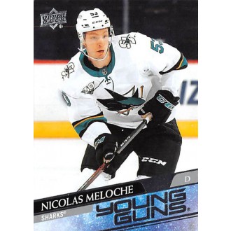 Řadové karty - Meloche Nicolas - 2020-21 Upper Deck Young Guns No.463