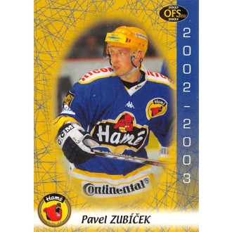 Extraliga OFS - Zubíček Pavel - 2002-03 OFS No.45