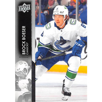 Řadové karty - Boeser Brock - 2021-22 Upper Deck No.423