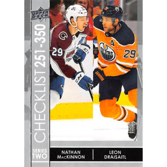 Řadové karty - Draisaitl Leon, MacKinnon Nathan - 2021-22 Upper Deck No.449