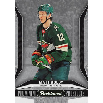 Insertní karty - Boldy Matt - 2022-23 Parkhurst Prominent Prospects No.1