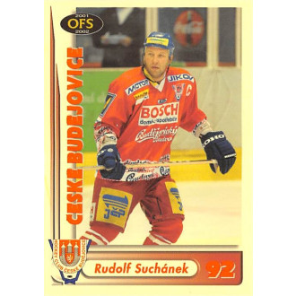 Extraliga OFS - Suchánek Rudolf - 2001-02 OFS Insert RED žlutá No.RE9D