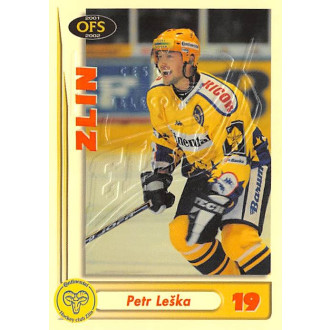 Extraliga OFS - Leška Petr - 2001-02 OFS Insert RED žlutá No.RE17D