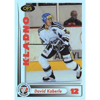 Extraliga OFS - Kaberle Tomáš - 2001-02 OFS Insert RED modrá No.RE4D