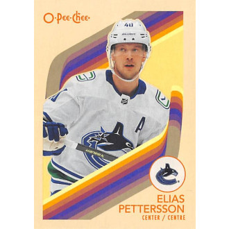 Paralelní karty - Pettersson Elias - 2023-24 O-Pee-Chee Retro No.108