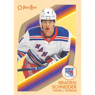 Paralelní karty - Schneider Braden - 2023-24 O-Pee-Chee Retro No.233