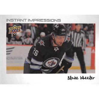 Insertní karty - Wheeler Blake - 2022-23 Upper Deck Instant Impressions No.23