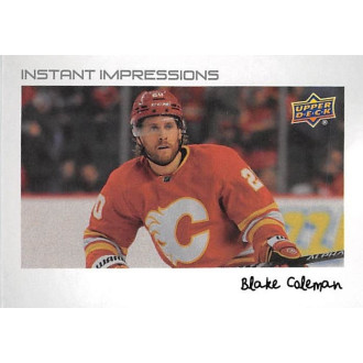 Insertní karty - Coleman Blake - 2022-23 Upper Deck Instant Impressions No.30