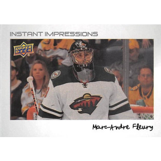 Insertní karty - Fleury Marc-Andre - 2022-23 Upper Deck Instant Impressions No.35