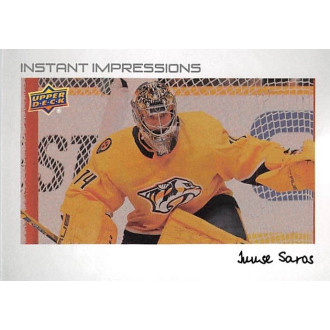 Insertní karty - Saros Juuse - 2022-23 Upper Deck Instant Impressions No.38