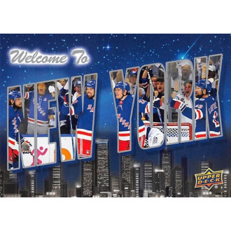 Insertní karty - New York Rangers - 2022-23 Upper Deck Welcome To No.20