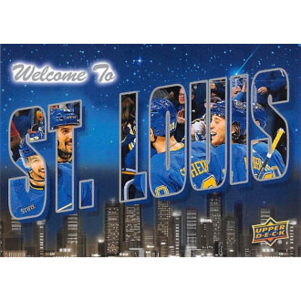 Insertní karty - St. Louis Blues - 2022-23 Upper Deck Welcome To No.26