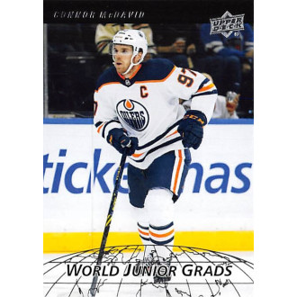 Insertní karty - McDavid Connor - 2022-23 Upper Deck World Junior Grads No.25