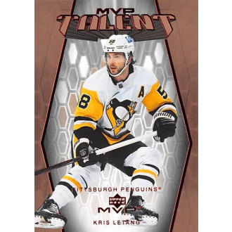 Insertní karty - Letang Kris - 2023-24 MVP 20th Anniversary MVP Talent No.69