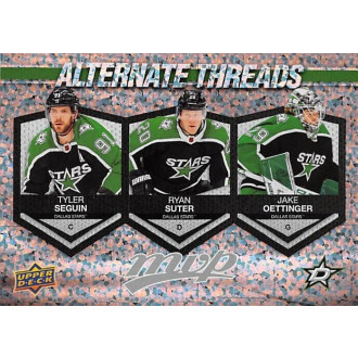 Insertní karty - Seguin Tyler, Suter Ryan, Oettinger Jake - 2023-24 MVP Alternate Threads No.2