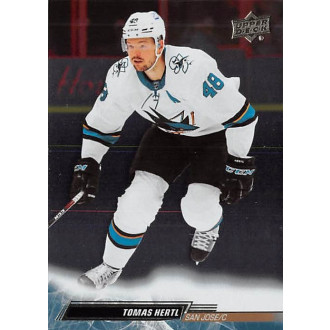 Paralelní karty - Hertl Tomas - 2022-23 Upper Deck Silver Foil No.393