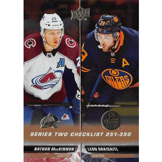 Paralelní karty - MacKinnon Nathan, Draisaitl Leon - 2022-23 Upper Deck Silver Foil No.449