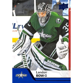 Karty AHL - Bow Landon - 2020-21 Upper Deck AHL Blue No.31