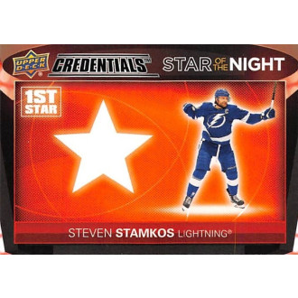 Insertní karty - Stamkos Steven - 2021-22 Credentials 1st Star of the Night No.2