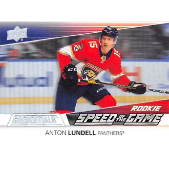 Insertní karty - Lundell Anton - 2021-22 Credentials Speed of the Game Rookies No.6