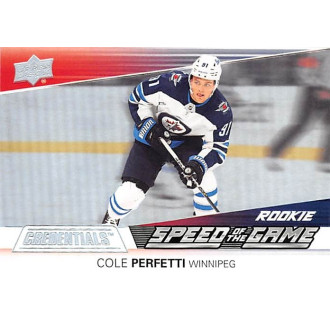 Insertní karty - Perfetti Cole - 2021-22 Credentials Speed of the Game Rookies No.16