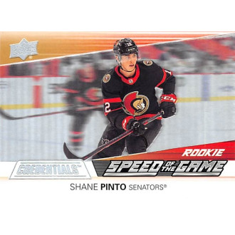 Insertní karty - Pinto Shane - 2021-22 Credentials Speed of the Game Rookies No.19