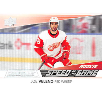 Insertní karty - Veleno Joe - 2021-22 Credentials Speed of the Game Rookies No.20