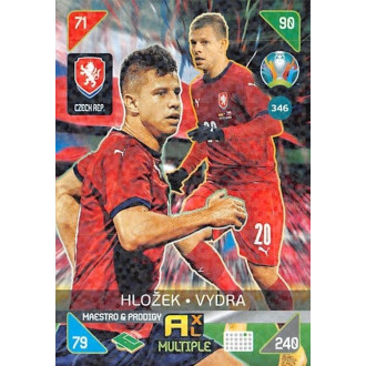 Evropa - Hložek Adam, Vydra Matěj - 2021 Adrenalyn XL UEFA Euro 2020-21 Kick Off No.346