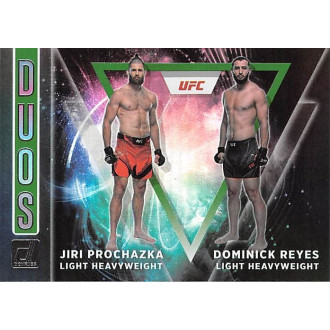 UFC - Procházka Jiří, Reyes Dominick - 2022 Donruss UFC Duos Green Flood No.7