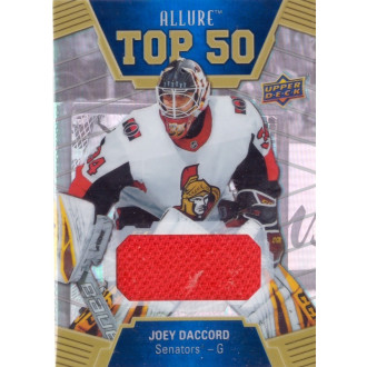 Jersey karty - Daccord Joey - 2019-20 Allure Top 50 Jerseys red No.T50-12