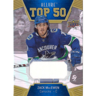 Jersey karty - MacEwen Zack - 2019-20 Allure Top 50 Jerseys No.T50-31