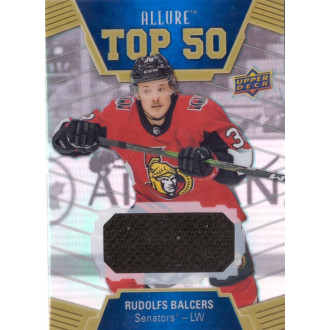 Jersey karty - Balcers Rudolfs - 2019-20 Allure Top 50 Jerseys black No.T50-33