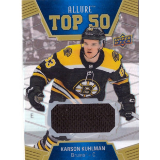 Jersey karty - Kuhlman Karson - 2019-20 Allure Top 50 Jerseys black No.T50-35