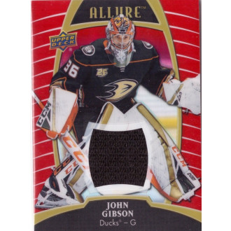 Jersey karty - Gibson John - 2019-20 Allure Red Rainbow Jerseys No.46