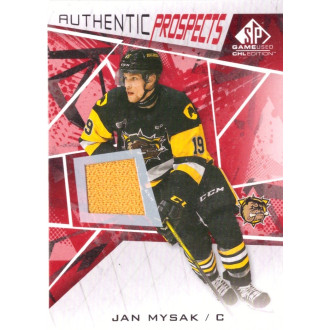 Karty CHL - Myšák Jan - 2021-22 SP Game Used CHL Red Jersey No.56