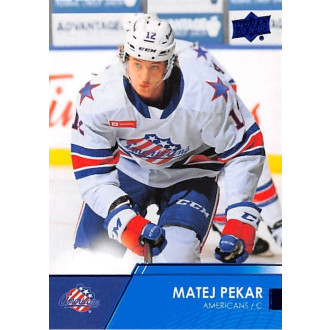 Karty AHL - Pekař Matěj - 2021-22 Upper Deck AHL Blue No.86