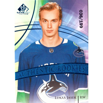 Paralelní karty - Jašek Lukáš - 2020-21 SP Game Used Blue Burst No.194