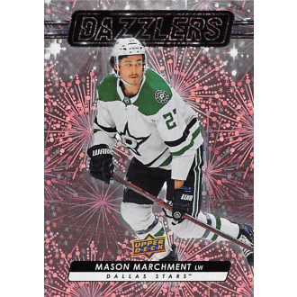 Insertní karty - Marchment Mason - 2023-24 Upper Deck Dazzlers Pink No.3