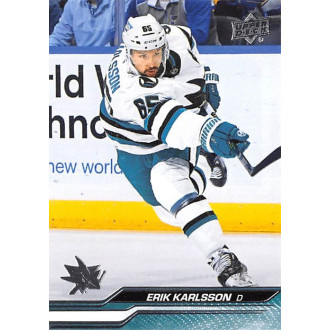 Řadové karty - Karlsson Erik - 2023-24 Upper Deck No.395