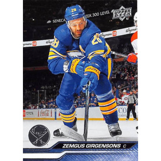 Řadové karty - Girgensons Zemgus - 2023-24 Upper Deck No.519