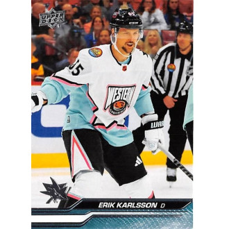 Řadové karty - Karlsson Erik - 2023-24 Upper Deck No.696