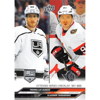 Řadové karty - Dubois Pierre-Luc, Tarasenko Vladimir - 2023-24 Upper Deck No.699