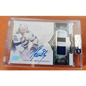 Podepsané karty - Stamkos Steven - 2017-18 Splendor Borderless Autograph Relic No.BL-SS A3