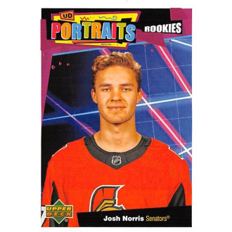 Insertní karty - Norris Josh - 2020-21 Upper Deck UD Portraits No.47