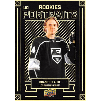 Insertní karty - Clarke Brandt - 2022-23 Upper Deck UD Portraits No.71