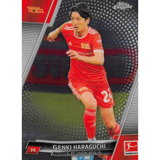 Německo - Haraguchi Genki - 2021-22 Topps Chrome Bundesliga No.17